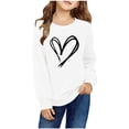 thumbnail image 1 of vdgthytj Chandail en Molleton pour Garçons et Filles, Imprimé Col Rond, Manches Longues, Blouse Graphique 2-10 Ans, 1 of 3
