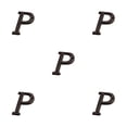 thumbnail image 1 of Youkk Iron Decoration Doorplate Durable And Rustproof Wide Application Not Easy To Fade Metal Metal Letters House Numbers B17--P 5Set, 1 of 6