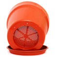 thumbnail image 3 of Mosiee 2Pc Flower Pots For Indoor Plants With Mesh Drainage Hole And Saucer Plastic, 3 of 8