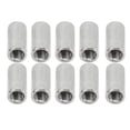 thumbnail image 3 of Écrous d'Accouplement pour Tige, Écrou d'Accouplement Rond L25mm en Acier Inoxydable 10 Pcs pour Remplacement, 3 of 8
