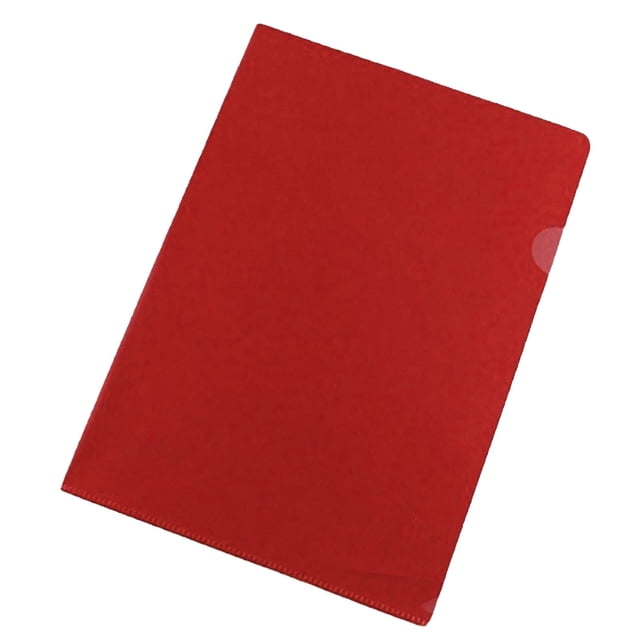 Clearance Sale File Folders 8.7x12.2IN Plastic Folders, Transparent Red Regular Document Folders File Folders US Letter A4 Size FileTransparent Folders, Schools Business Office Folders for Document