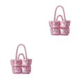 thumbnail image 1 of Baohd Larger Capacity Tote Bag With Big Opening For Easy Access Books Crossbody Bag pink 2Set, 1 of 6