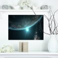 thumbnail image 1 of Sunrise in Earth from Space - Contemporary Landscape Canvas Art, 1 of 3