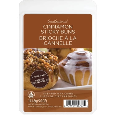 ScentSationals Scented Wax Cubes Value Pack - Cinnamon Sticky Buns