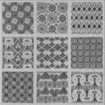 thumbnail image 1 of Ahgly Tapis d'Intérieur Lavable en Machine Carré Gris Nuage Gris, 4 Pieds Carré, 1 of 7
