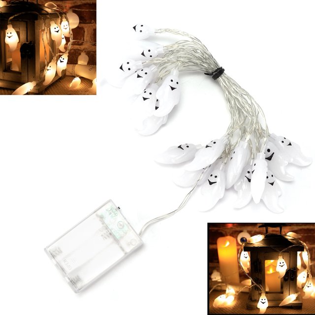 Fdit Skeleton Lights, Battery Powered LED Lights Skull Lights For Kids For Adults For Party For Scene Decoration