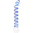 thumbnail image 1 of Mr. Swirly 6.5" G-Spot Glass Dildo, 1 of 6