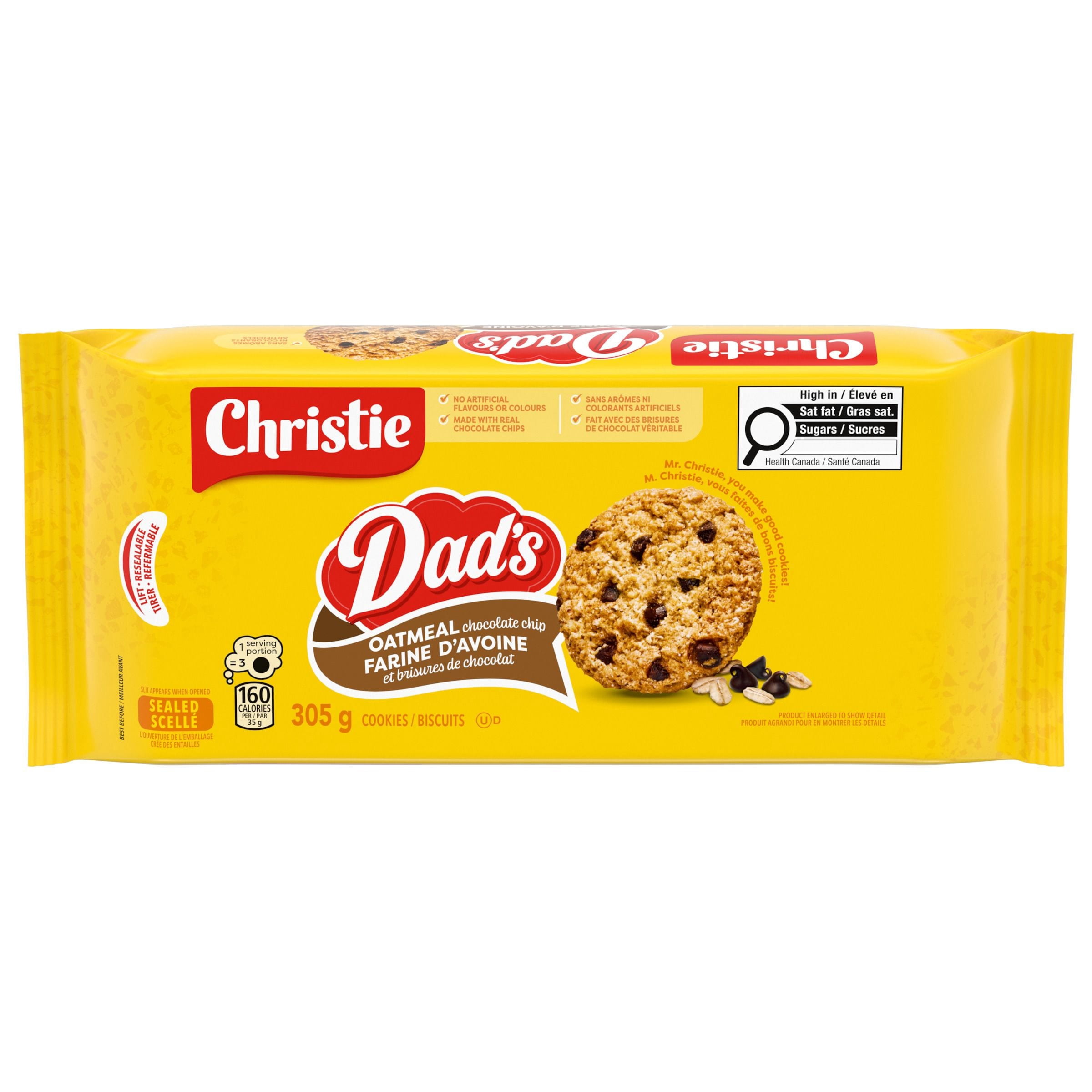Dads, Oatmeal Chocolate Chip Cookies