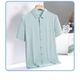 thumbnail image 2 of Sun Protection Shirts for Men Upf 50+ Long Sleeve Hooded Polo Shirts Polyester Quick Dry, 2 of 4