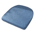 thumbnail image 1 of Chair Cushions for Dining Chairs Set of 1 Non Slip Kitchen Chair Pads 17.72 x 17.72 x 2 Inches Indoor Seat Cushions with Ties Soft Textured Foam Back Support for Home Office Restaurant, 1 of 7
