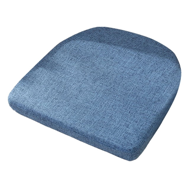 Chair Cushions for Dining Chairs Set of 1 Non Slip Kitchen Chair Pads 17.72 x 17.72 x 2 Inches Indoor Seat Cushions with Ties Soft Textured Foam Back Support for Home Office Restaurant