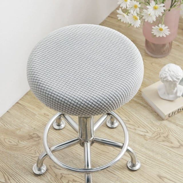 CEHVOM Liquidation! Housse de Tabouret Ronde à Carreaux Housse Housse de Chaise Pivotante Housse de Tabouret de Bar Salon de Beauté Housse de Coussin Housse de Protection Housse de Chaise Élévatrice