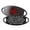 Red Filigree, variant on MedicEngraved Black Stainless Steel Custom Medical Alert Bracelet - 5mm Curb Link
