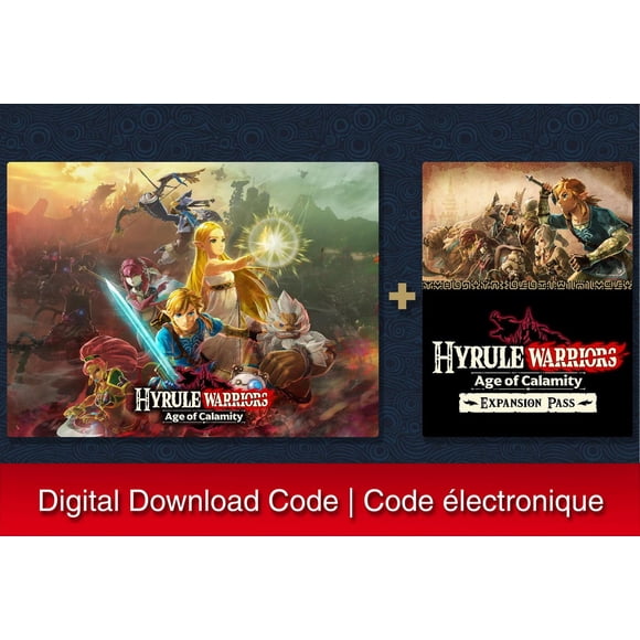 Hyrule Warriors: Age of Calamity and Hyrule Warriors: Age of Calamity Expansion Pass Bundle - Nintendo Switch [Code Electronique]