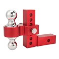 thumbnail image 1 of Adjustable Trailer Hitch, 6in Drop Rise, 12500LBS Capacity, Stainless Steel, 2in Receiver, Heavy Duty Truck Tow Hitch Kit For Large Trailers, RVs, Boats, 1 of 8