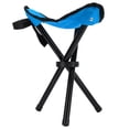 thumbnail image 1 of Camping Stool, Safe Camping Tripod  High Load Bearing Capacity Portable Ergonomic Design With Lanyard For Travel For Outdoor Blue, 1 of 8