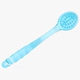 thumbnail image 2 of HLONK Bath Brush with Long Handle. Blue Shower Back Scrubber, 2 of 6