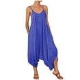 thumbnail image 2 of LSLJS Combinaison Pantalon Décontractée d'Été Imprimée Sans Manches et Dos Nu pour Femmes, One Piece Combinaisons Cadeaux pour Femmes, 2 of 8