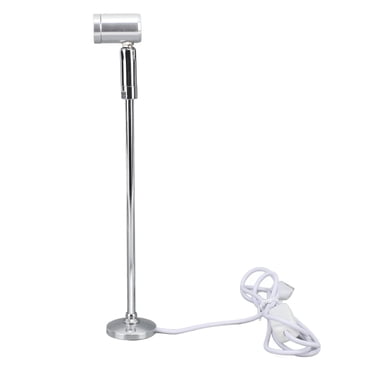 Adjustable LED Standing Spotlight, Modern Minimalist Design, USB Powered with Button Switch Control, 21cm Tall, for Dressing Tables, Cabinets, Showrooms, Galleries, Restaurants