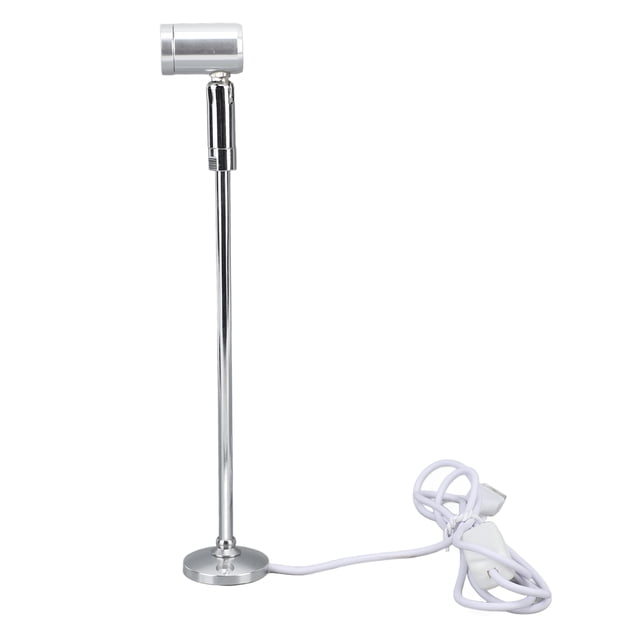 Adjustable LED Standing Spotlight, Modern Minimalist Design, USB Powered with Button Switch Control, 21cm Tall, for Dressing Tables, Cabinets, Showrooms, Galleries, Restaurants