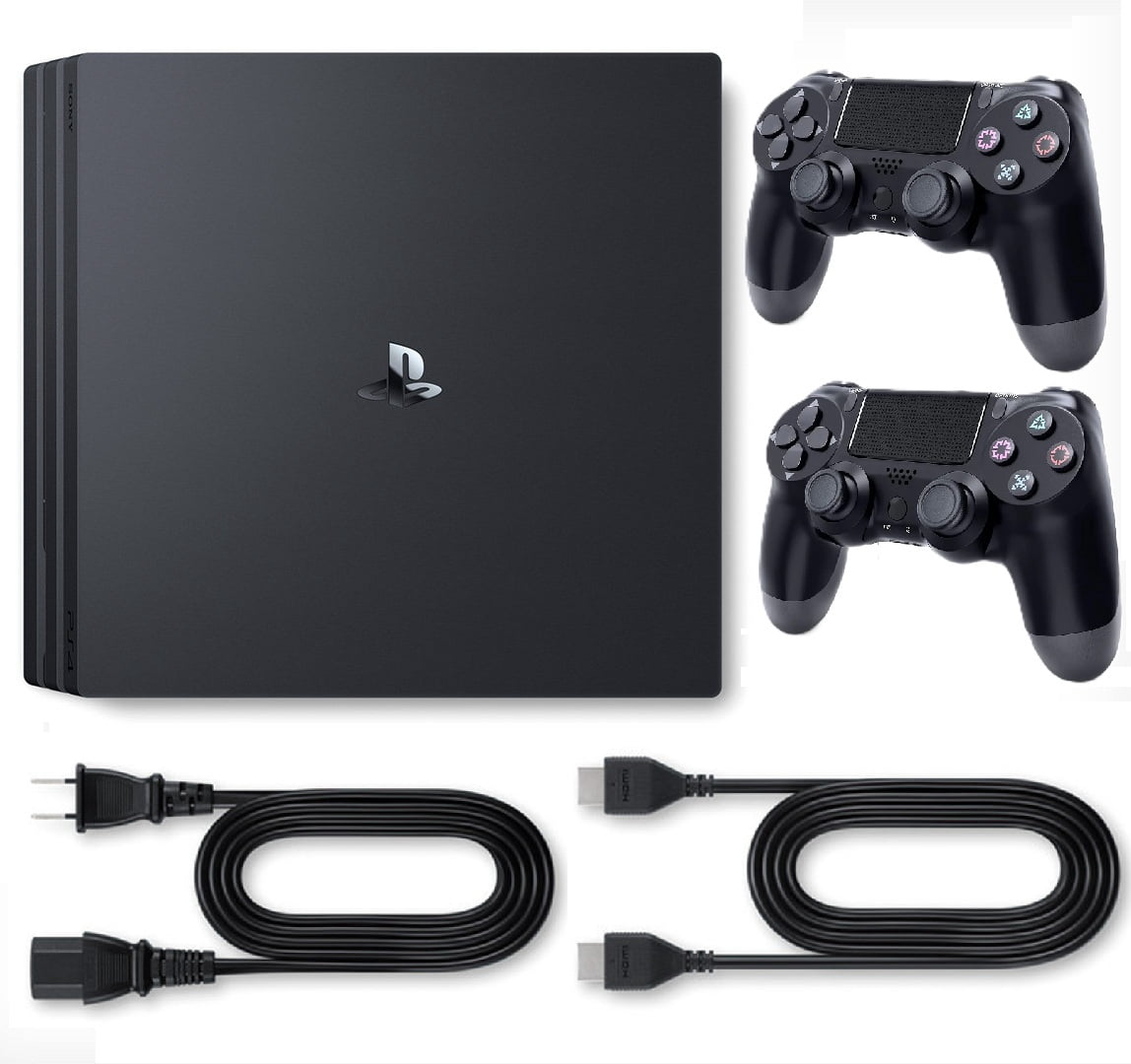 Sony Playstation 4 PS4 Pro 1TB Gaming Console with Two Retrofam