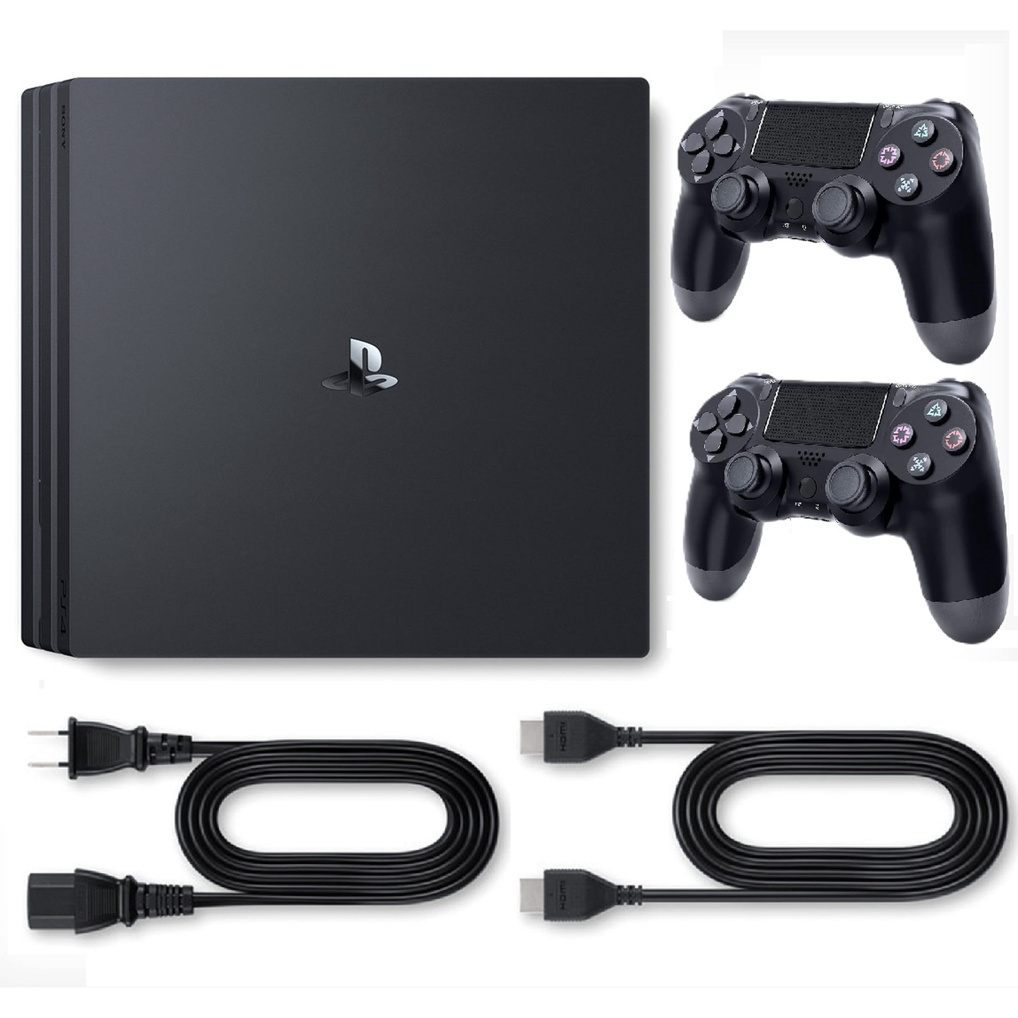 Sony Playstation 4 PS4 Pro 1TB Gaming Console with Two Retrofam