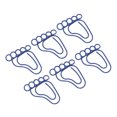 thumbnail image 1 of Foot Shape Paper Clips Alien Cute Suitable for 100Pcs Paperclip Adorable Cute Paperclip Clamps, 1 of 7