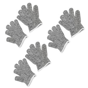 Gloves 3 Pairs Kids Cutting  Gloves Children Work   Gloves for Gardening