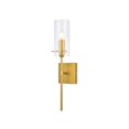 thumbnail image 3 of Living District Elsreth Midcentury Modern 1 Light E26 Brass Wall Sconce, 3 of 4