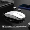thumbnail image 4 of KOMI Wireless Mouse Chargeable Portable Silent Wireless Mouse USB and Type-C Dual Mode Wireless Mouse 3 Adjustable DPI for Laptop, Mac, MacBook, Android, PC, 4 of 5