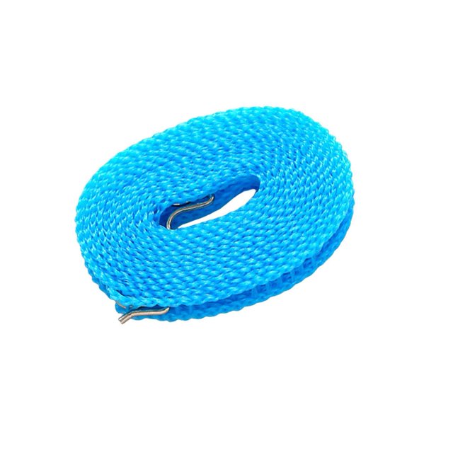 facefd Corde à Linge Extensible Portable pour Jardin Camping Accessoires RV Bleu 1000cm