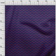 thumbnail image 2 of oneOone Georgette Viscose Fabric Chevron Ikat Fabric Prints By Yard 42 Inch Wide, 2 of 4