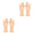 thumbnail image 4 of Decodeary 1Pair Female Mannequin Hand Multifunctional for Ring Finger Props Photograph Beige Height 8.46 Inch 2Set, 4 of 6