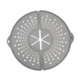 thumbnail image 4 of Flynix Silicone Splatter Screen Kitchen Gadgets Splash Guard for Cooking Frying Pan Gray, 4 of 10