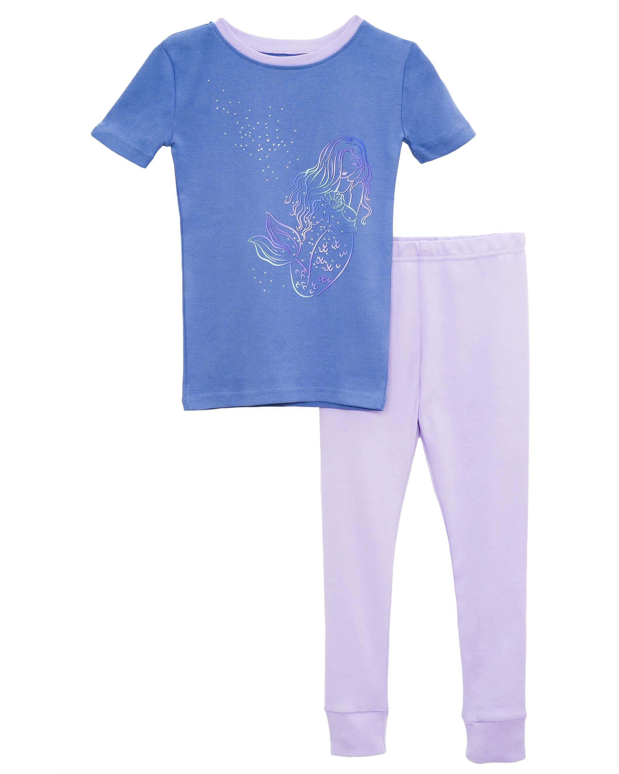 Prestigez Girls' Pajama Organic Cotton Sleepwear Set
