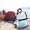 thumbnail image 3 of Dvkptbk knapsack knapsack Transparent Backpack Transparent Mini Backpack Suitable for Students' Bags, 3 of 5