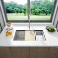 thumbnail image 2 of BeesClover Évier de Cuisine Encastré en Acier Inoxydable 304 pour Cuisines Contemporaines, 2 of 7