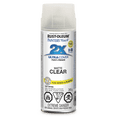 thumbnail image 5 of Rust-Oleum Painter's Touch 2X Interior/Exterior Ultra Cover Multi-Purpose Paint and Primer in Flat Matte Clear, 340g Spray Paint, 5 of 5