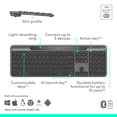 thumbnail image 2 of Logitech Signature Slim Solar+ wireless keyboard, solar and artificial light powered, 2 of 6