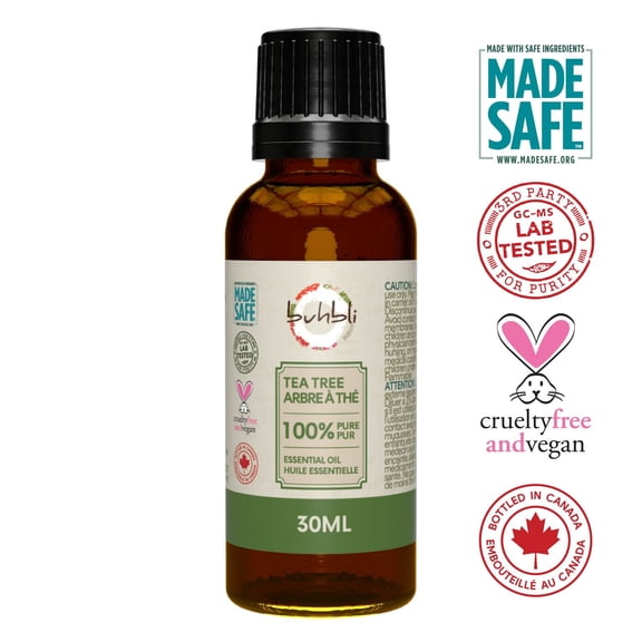 Buhbli Brands Huile essentielle d'arbre à thé 100% pure 30 ml
