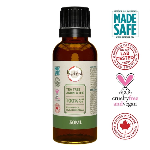 Buhbli Brands - 100% Pure Tea Tree Essential Oil, 30ml