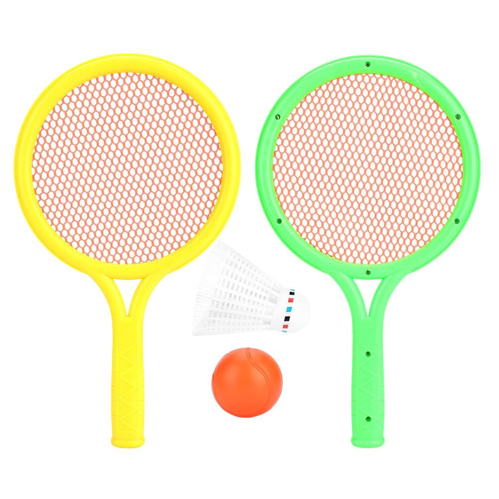 Fdit Kids Tennis Racket Set with Ball,Plastic Tennis Racquet Toys for Toddler or Child (Age 3-5) Outdoor Sports.
