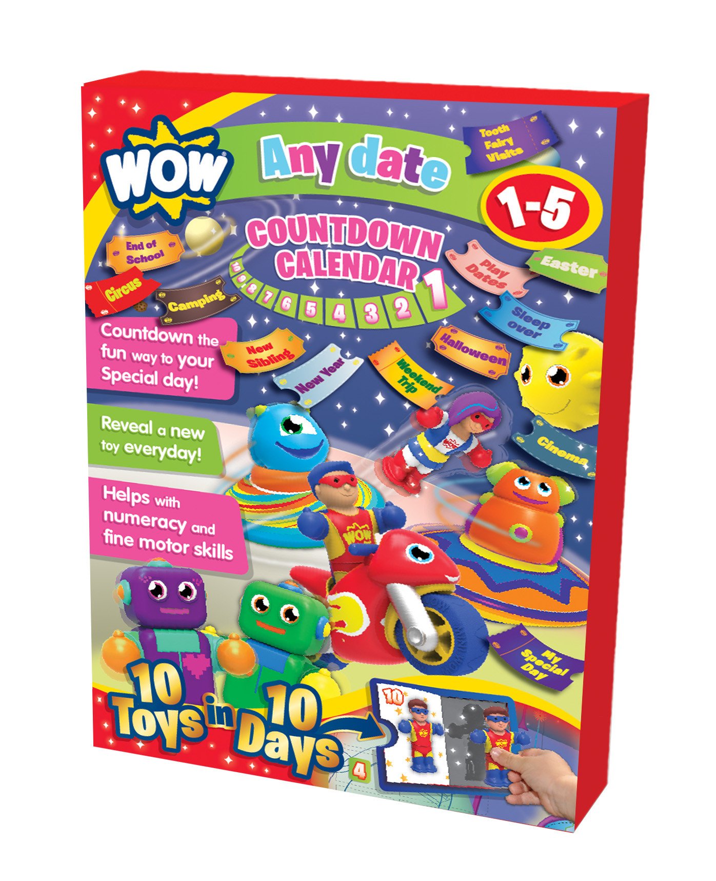 WOW Toys - 10421 / Calendrier du Compte à Rebours Journée Spéciale WOW - 10421