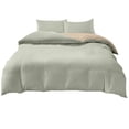 thumbnail image 2 of Queen Bedding Set under $5! CQCYD Queen Size Bedding Set, 4 Piece Bedding Collection, Washed Cotton Sheets, Teen Dorm Bedding, Comfortable Bed Set, Fresh Color Design, Complete Bedding Package, 2 of 6