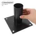 thumbnail image 4 of 1 Set Heavy Duty Metal Post Bracket Fence Post Support Wood Post Base Anchor Ground Spike For Secure Installation Post Base Bracket Deck Base For Wooden Mailbox, 4 of 8