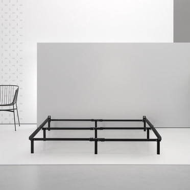 Zinus Spa Sensations Compack Twin to Queen Size Adjustable Metal Bed Frame, 7 inch Heavy Duty Steel Bed Frame with Included Headboard Brackets