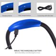 thumbnail image 3 of LED Neck Reading Light, Book Light for Reading In Bed, Bendable Arms, Rechargeable, for Reading, Knitting, Camping, Repairing Blue, 3 of 8