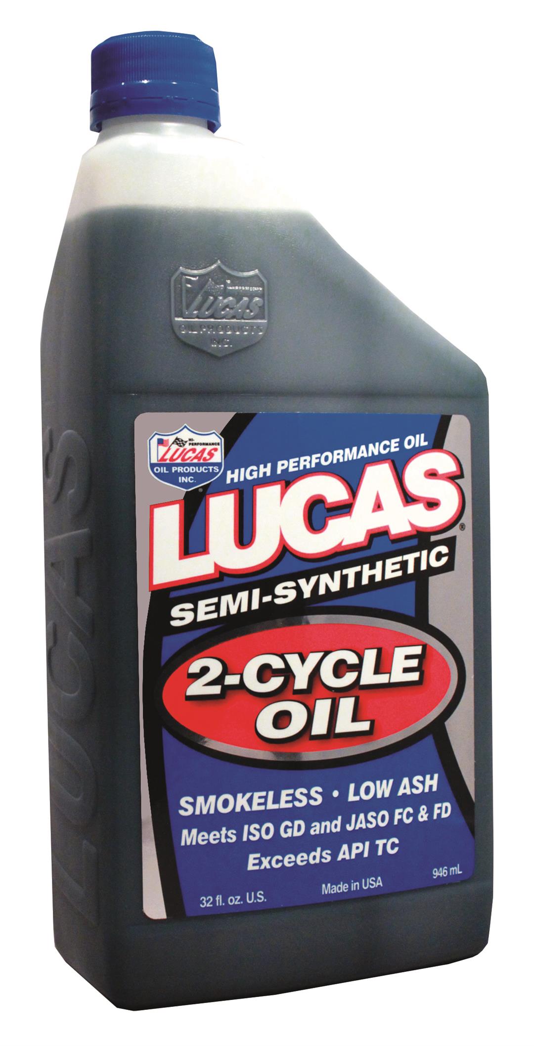 Lucas Oil Oil 10110 Semi-Synthetic; 1 Quart Bottle; Single