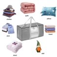 thumbnail image 5 of Dadatutu Moving Bags, Large Moving Boxes, College Packing Storage Boxes with Lids, Heavy Duty Totes, Sturdy Handles, Zipper, Clear Window, 27X15X13Inch, 5 of 5