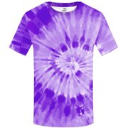LUOGENLI Male T-shirts for Mens Men's Colorful 3D Printed T Shirt Casual Graphic Tee Top Stylish Fashion Wear for Summer Mens T-shirts Graphic Tees xxl Tall Easter Purple XXXL